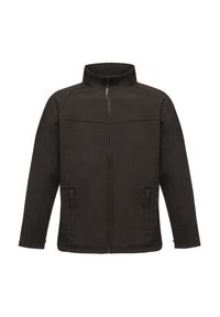 Regatta - Męska Kurtka Soft Shell Uproar. Kolor: czarny. Sport: turystyka piesza #1