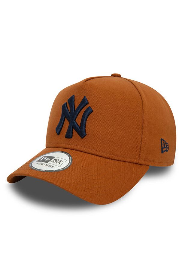 New Era Czapka z daszkiem New York Yankees League Essential 9FORTY E-Frame 60580697 Brązowy. Kolor: brązowy. Materiał: materiał, bawełna