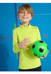 Sinsay - Bluza ze stójką Active - zielony. Typ kołnierza: kołnierzyk stójkowy. Kolor: zielony
