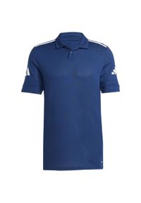 Adidas - Koszulka męska adidas Squadra 25 Polo. Typ kołnierza: polo. Kolor: biały, wielokolorowy, niebieski. Styl: sportowy