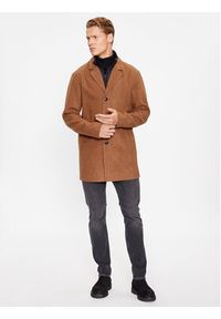 Jack & Jones - Jack&Jones Płaszcz przejściowy 12236160 Brązowy Regular Fit. Kolor: brązowy. Materiał: syntetyk #3