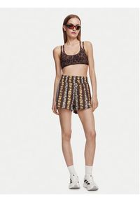 Adidas - adidas Szorty sportowe Farm Rio Pacer KR0229 Brązowy Loose Fit. Kolor: brązowy. Materiał: syntetyk #2
