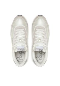 Pepe Jeans Sneakersy Rusper Shine PLS60033 Biały. Kolor: biały. Materiał: skóra, zamsz #3