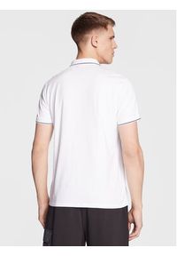 Armani Exchange Polo 8NZF71 ZJH2Z 1100 Biały Regular Fit. Typ kołnierza: polo. Kolor: biały. Materiał: bawełna