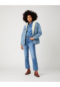 Wrangler - DAMSKIE SPODNIE JEANSOWE WRANGLER WILD WEST BLUEBELL W2H249332