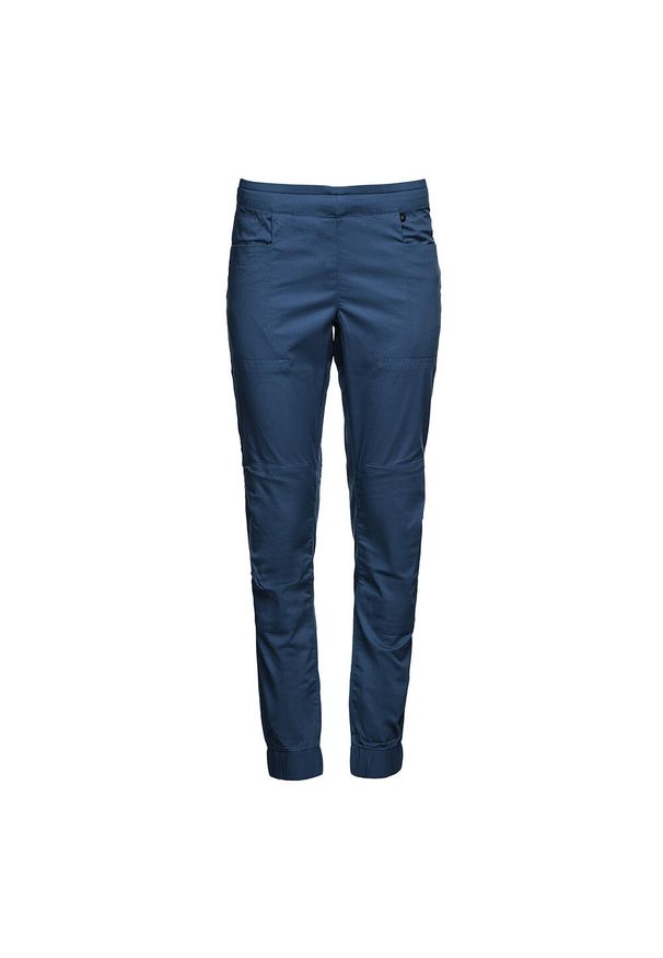 Spodnie wspinaczkowe damskie Black Diamond NOTION. Kolor: niebieski. Długość: długie