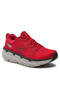 skechers - Skechers Sneakersy Max Cushioning Premier-Perspective 220068/RDBK Czerwony. Kolor: czerwony. Materiał: materiał