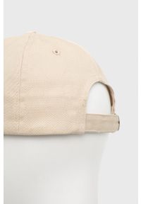 Guess czapka z daszkiem kolor beżowy wzorzysta. Kolor: beżowy #3