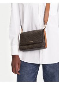 MICHAEL Michael Kors Torebka Nessa 30T5G8ZM1B Brązowy. Kolor: brązowy. Materiał: skórzane #6