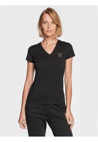 Armani Exchange T-Shirt 8NYTNX YJG3Z 1200 Czarny Regular Fit. Kolor: czarny. Materiał: bawełna #1