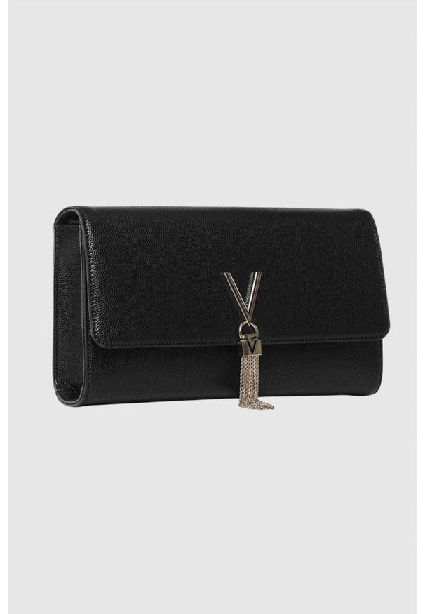 Valentino by Mario Valentino - VALENTINO Czarna kopertówka Divina Pochette. Kolor: czarny