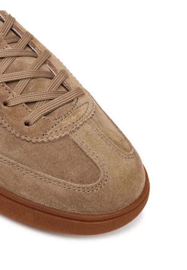 Polo Ralph Lauren Sneakersy Bedford 809967889002 Beżowy. Kolor: beżowy. Materiał: zamsz, skóra