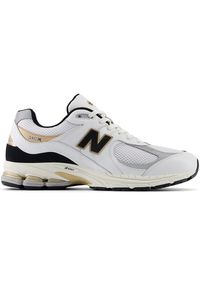 Buty unisex New Balance M2002RPN – białe. Kolor: biały. Materiał: skóra, guma. Szerokość cholewki: normalna