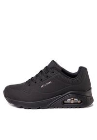 skechers - Skechers Sneakersy Uno-Stand On Air 73690/BBK Czarny. Kolor: czarny. Materiał: skóra #5