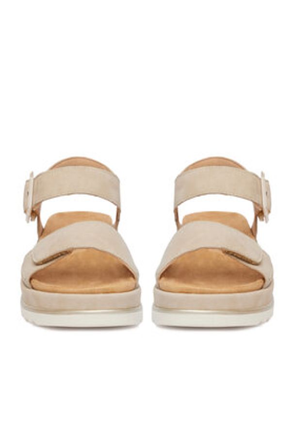 Remonte Sandały CEO-D3P53-62 Beżowy jasny. Kolor: beżowy. Materiał: syntetyk, skóra