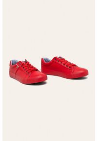 Big-Star - Big Star - Tenisówki. Nosek buta: okrągły. Zapięcie: sznurówki. Kolor: czerwony. Materiał: syntetyk, materiał, skóra ekologiczna, guma. Szerokość cholewki: normalna #4