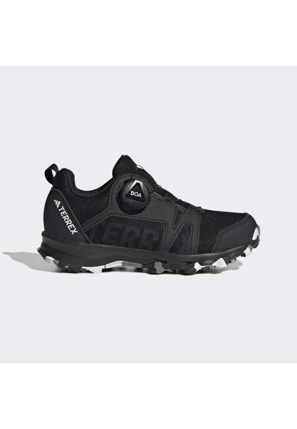 Adidas - Buty Terrex Agravic BOA Trail Running Kids. Kolor: czarny, szary, biały, wielokolorowy. Materiał: materiał. Model: Adidas Terrex. Sport: bieganie