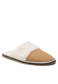 BOSS - Boss Kapcie Home 50486672 10247776 01 Brązowy. Kolor: brązowy. Materiał: materiał #2