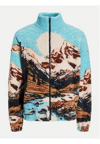 Jack & Jones - Jack&Jones Polar Landscape 12274473 Niebieski Relaxed Fit. Kolor: niebieski. Materiał: syntetyk #6