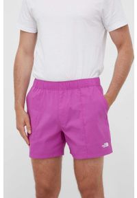 The North Face szorty outdoorowe Class V kolor fioletowy. Kolor: fioletowy. Materiał: włókno, materiał #1