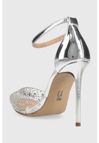 Steve Madden szpilki Ravaged kolor srebrny SM11002564. Zapięcie: klamry. Kolor: srebrny. Obcas: na szpilce. Wysokość obcasa: średni #5