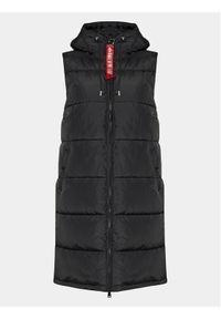 Alpha Industries Kamizelka Long Puffer Vest 108002 Czarny Regular Fit. Kolor: czarny. Materiał: syntetyk #1