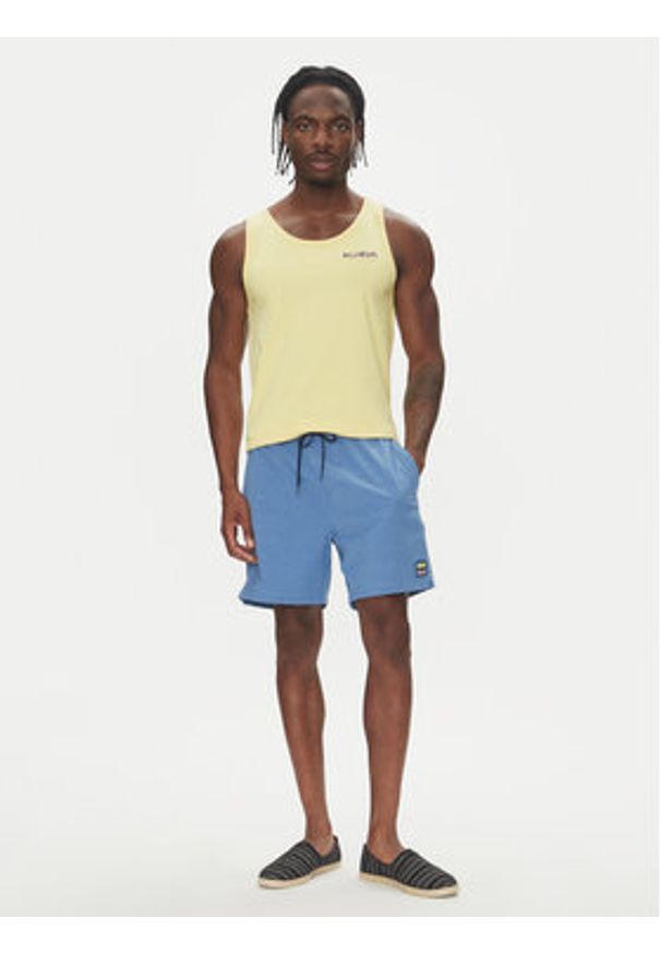 Billabong Tank top Twin Peaks Premium Tk 24A451505 Żółty Muscle Fit. Kolor: żółty. Materiał: bawełna