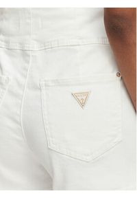 Guess Szorty jeansowe W6GD57 D0853 Biały Regular Fit. Kolor: biały. Materiał: bawełna #5