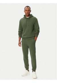 Hugo - HUGO Dres Dapo Dayote 50492581 Zielony ciemny Relaxed Fit. Kolor: zielony. Materiał: bawełna #1