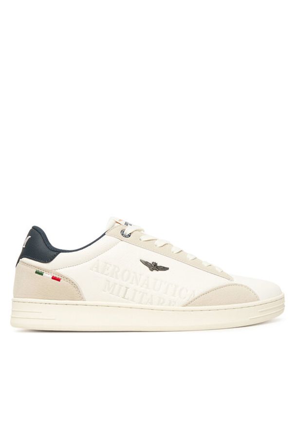 Aeronautica Militare Sneakersy 252SC0306UCT03385 Biały. Kolor: biały. Materiał: skóra