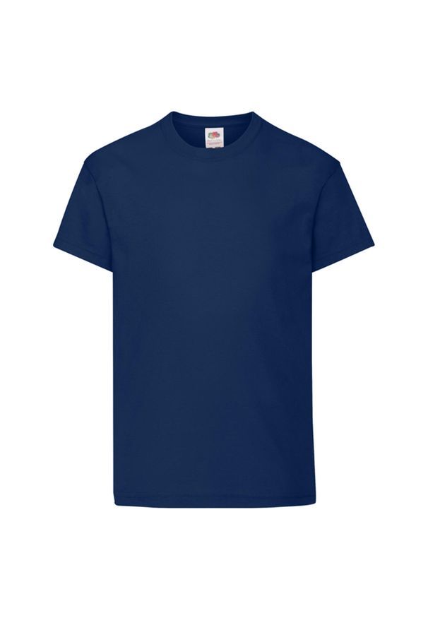 FRUIT OF THE LOOM - Oryginalna Koszulka Dla Dzieci. Kolor: niebieski. Sport: turystyka piesza