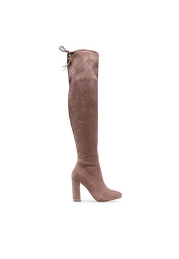 DeeZee Kozaki WYL2037-1 Beżowy. Kolor: beżowy. Materiał: materiał