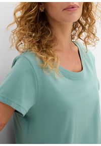 bonprix - Bluzka z okrągłym dekoltem (5 szt.). Kolor: fioletowy. Materiał: jersey. Długość rękawa: krótki rękaw. Długość: krótkie #3
