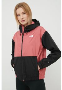 The North Face kurtka outdoorowa Farside kolor różowy. Kolor: różowy. Materiał: materiał, włókno. Sezon: zima #3