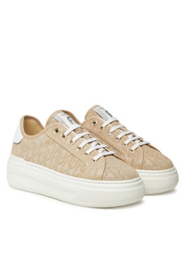 Furla Sneakersy Nuage YJ15NUA BX4060 PT 3940S Écru. Materiał: skóra