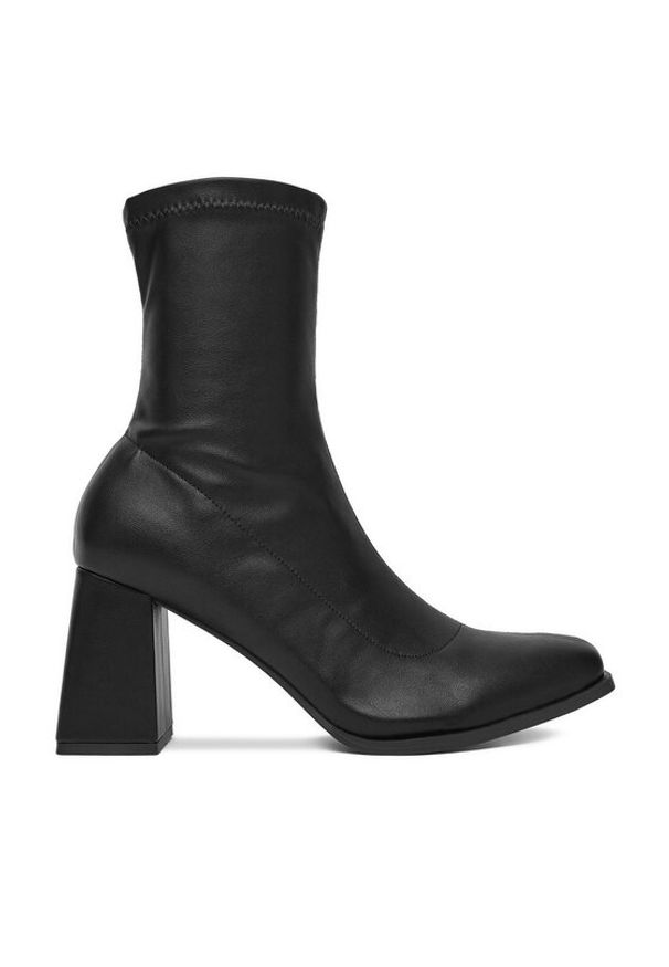 DeeZee Botki BZRB0804-4 Czarny. Kolor: czarny. Materiał: materiał