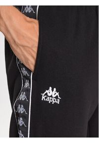 Kappa Spodnie dresowe 313014 Czarny Regular Fit. Kolor: czarny. Materiał: bawełna, dresówka #2
