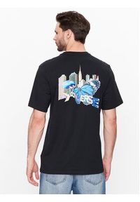 Converse T-Shirt City Butterfly 10024616-A02 Czarny Regular Fit. Kolor: czarny. Materiał: bawełna #4