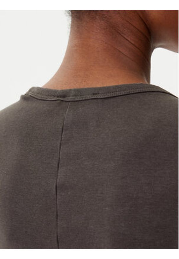 Desigual T-Shirt Praga 25WWTK46 Szary Regular Fit. Kolor: szary. Materiał: bawełna