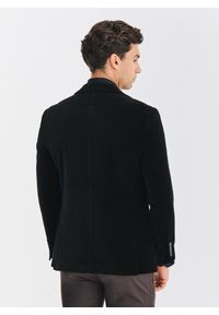 Pako Lorente - PAKO LORENTE - Czarna bawełniana marynarka męska. Okazja: na karnawał. Kolor: czarny. Materiał: bawełna. Styl: młodzieżowy #2