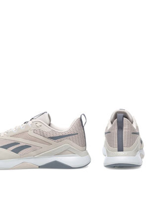 Reebok Buty na siłownię Nanoflex Tr 2 100074535 Beżowy. Kolor: beżowy. Materiał: materiał. Sport: fitness
