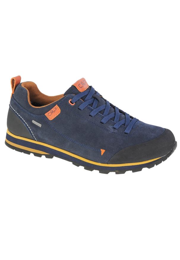 Niskie buty trekkingowe CMP Elettra WP. Kolor: niebieski. Materiał: skóra, guma, tkanina. Sport: turystyka piesza