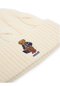 Polo Ralph Lauren Czapka 455P18118003 Kremowy. Kolor: kremowy. Materiał: wełna #3