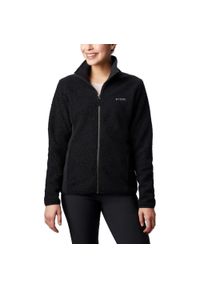 columbia - Damski sweter polarowy Columbia Panorama Full Zip. Typ kołnierza: polo. Kolor: czarny. Materiał: polar. Sport: turystyka piesza #1