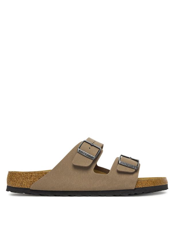 Birkenstock Klapki Arizona 1032019 Beżowy. Kolor: beżowy. Materiał: skóra