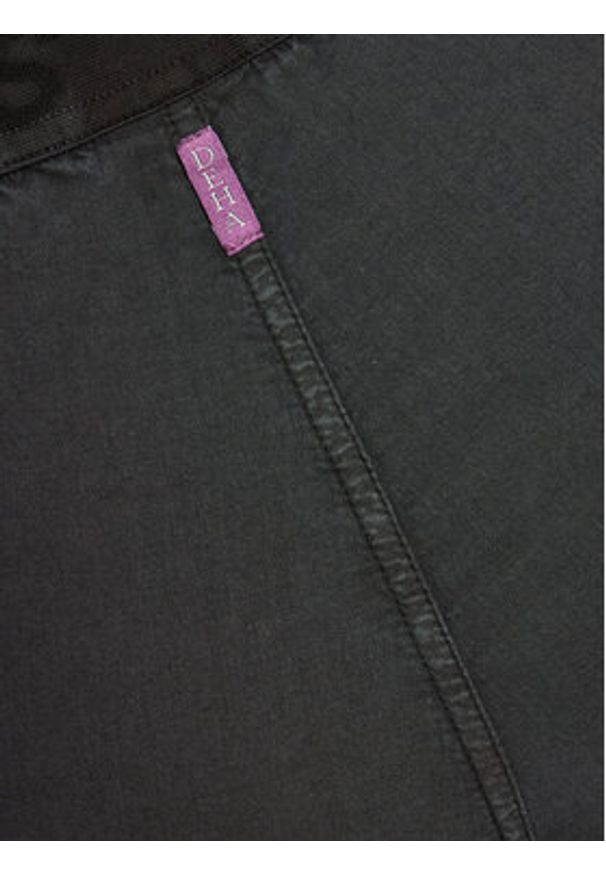 Deha Spodnie materiałowe D02557 Czarny Slim Fit. Kolor: czarny. Materiał: lyocell