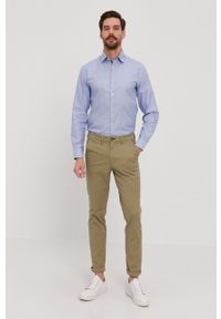 Selected Homme - Koszula. Typ kołnierza: kołnierzyk klasyczny. Kolor: niebieski. Materiał: tkanina. Wzór: gładki. Styl: klasyczny #3