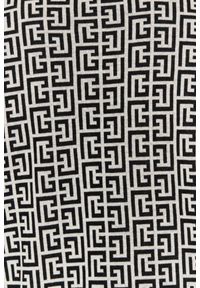 Balmain - BALMAIN Męski t-shirt w czarno-biały monogram, Rozmiar 2XL. Kolor: wielokolorowy #4