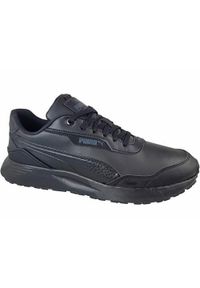 Buty do chodzenia męskie Puma Runtamed Plus L. Kolor: czarny. Materiał: materiał, syntetyk. Szerokość cholewki: normalna. Sport: turystyka piesza