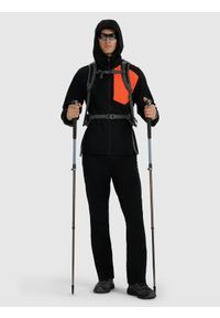 4f - 4F Spodnie trekkingowe membrana 8000 męskie - czarne XXL. Kolor: czarny. Materiał: materiał, poliester. Technologia: Primaloft. Wzór: gładki. Sport: wspinaczka, turystyka piesza